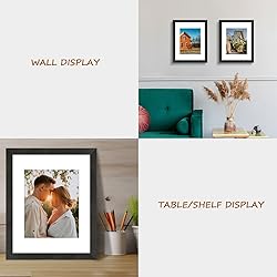 Golden State Art, 11x14 Picture Frame Set of 4