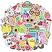 Waterproof Cute Vinyl Stickers Pack for Water Bottle Laptop for Teen Girls (50Pcs Beach Style) primary