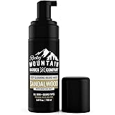 Foaming Sandalwood Beard Wash – With Sandalwood Essential Oil, Vitamin B5 & Dead Sea Salt – Made in Canada -5 oz by Rocky Mou