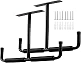 Ihomepark Overhead Garage Storage Hooks Rack 2 Pack Heavy Duty Ceiling Mounted view 1