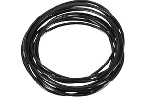 uxcell 5Pcs AS-163 O-Rings, Nitrile Rubber O-Rings 6" ID, 6-3/16" OD, 3/32" Width Round Sealing Gasket for Automotive Machine Plumbing Sealing Repair (70 Durometer, Black)