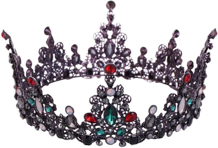 Ynya Mariage Couronne Et Diademe Coiffure Baroque Vintage Couronne Couronne Reine Bijoux Cadeau D Anniversaire De Mariage Costume Bijoux Amazon Fr Bijoux