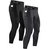 Runhit Compression Pants Men Running Tights Leggings Athletic Workout Gym Pants