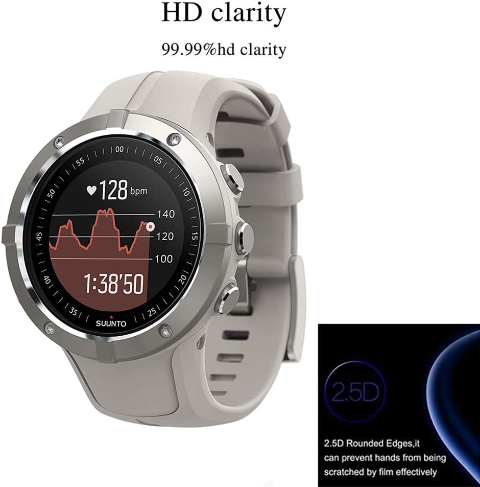 Youniker 3 Pack Suunto Spartan Trainer Wrist HR Screen Protector Tempered Glass - Image 5