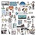 AnvFlik The Greys Anatomy Stickers Pack 50PCS, Sticker of The TV Show, Funny Laptop Stickers, Waterproof Hydro Flasks Sticker Vinyl Decal for Phone,Computer,Cars,Bicycles,Teen,Adult,Water Bottles