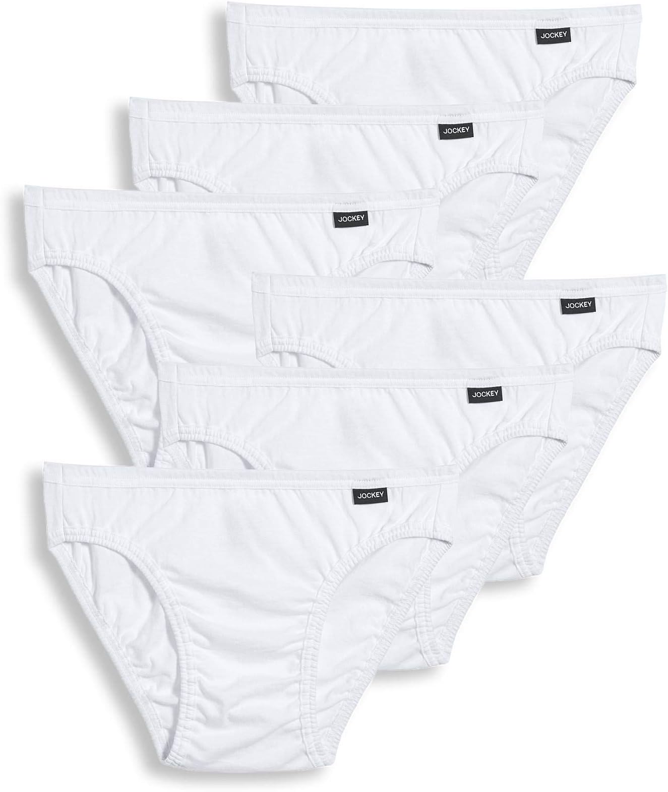 Jockey Men's Underwear Men's Elance Bikini - 6 Pack
