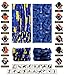 VANCROWN Headwear Wide Headbands Scarf Head Wrap Mask Neck Warmer (9PC.Painting Series.2)