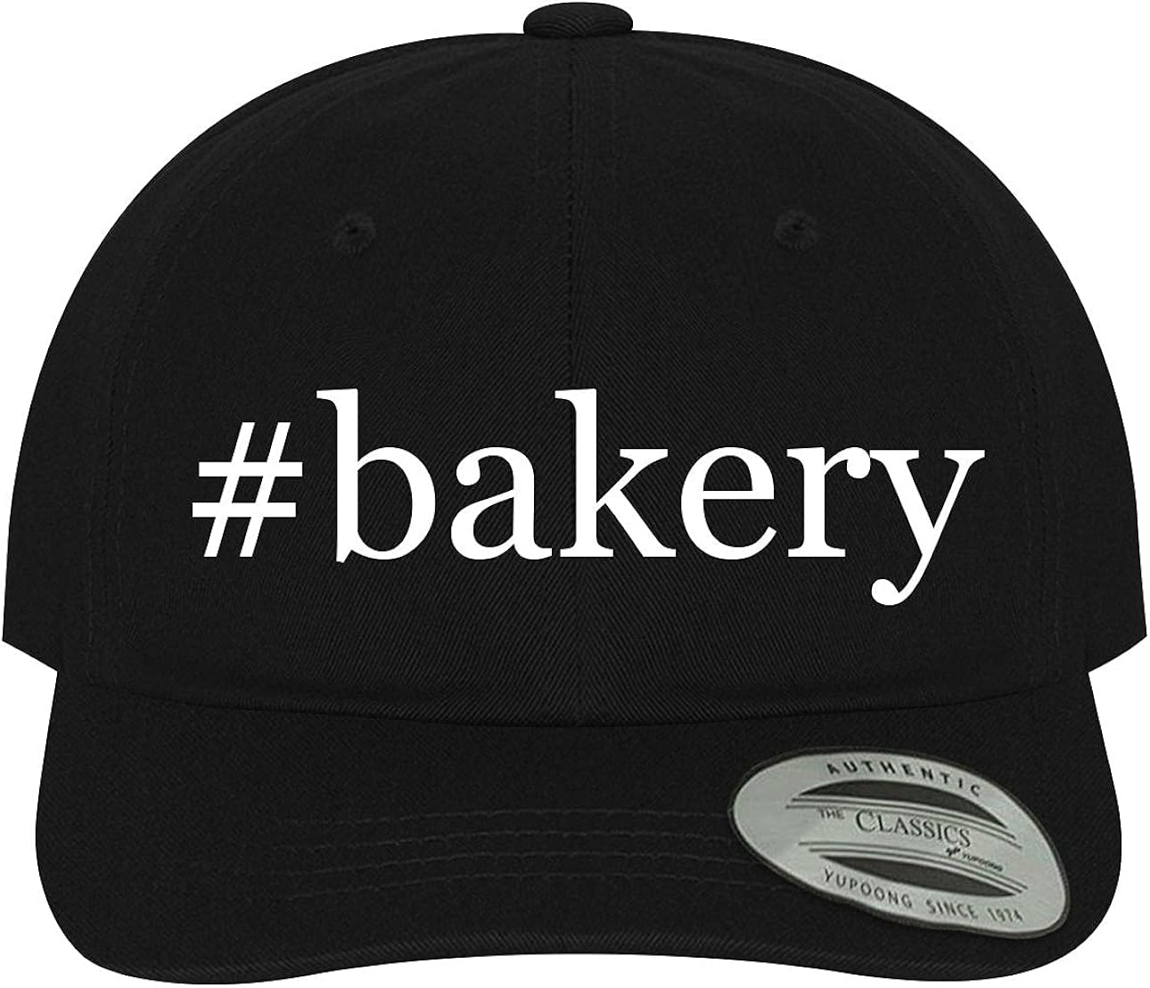 Bakery Hashtag Soft Black Dad Hat Baseball Cap, One Size at Amazon