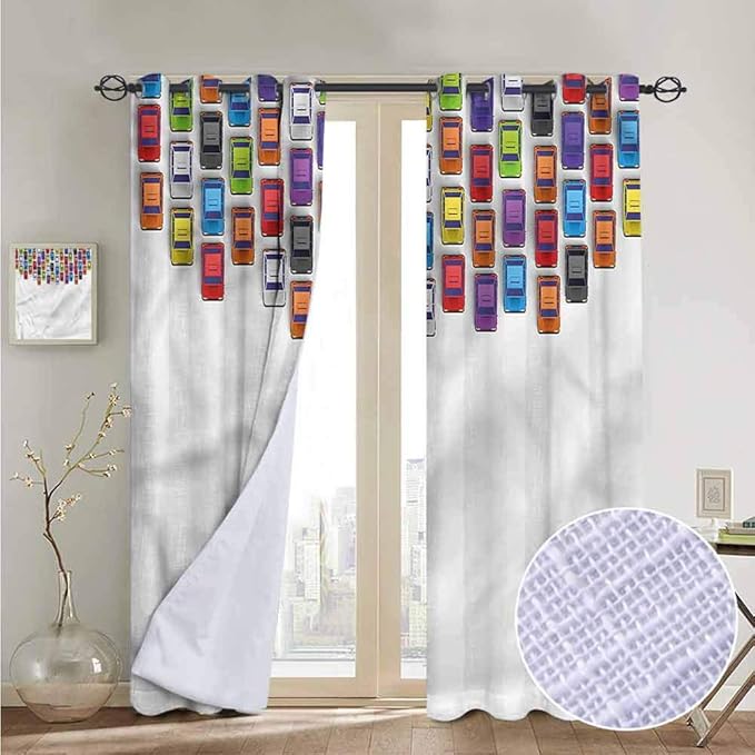 Amazon.de: NUOMANAN Küchenvorhänge, modern, spiralförmig