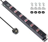 ENNOTEK 6 Way PDU Surge Protector Extension Lead 13A Individually Switched 3M view 5