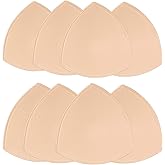 FANMAOUS Bra Pad Insert,Removable Sport Bra Cup Triangle Breathable & Reusable Bra Pad for Yoga Bra,Swimsuits,Bikini