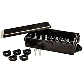 Buyers Products 5601101 ABS Junction Box with 7 Terminals | Color-Coded Connections Simplify Wiring While Weather-Resistant Construction Protects Electrical Systems
