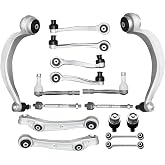 16Pcs Front Upper Lower Control Arms Kit Fit for Audi A8 Quattro 2011-2016 | w/Ball Joint Suspension Kit 4H0407689A 4H0407151A 4H0407506E 4H0407505E 4H0407693F