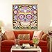 5D Flower Skull Diamond Painting Kit Rhinestone Embroidery Cross Stitch DIY Drill Art Craft Home Wall Decoration (H01)