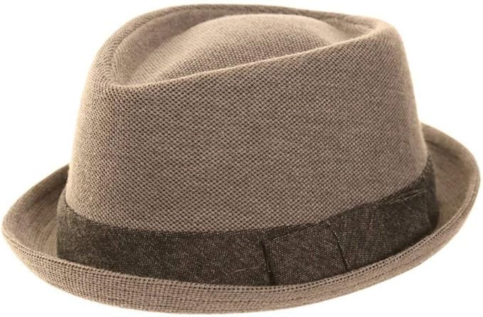 grey pork pie hat