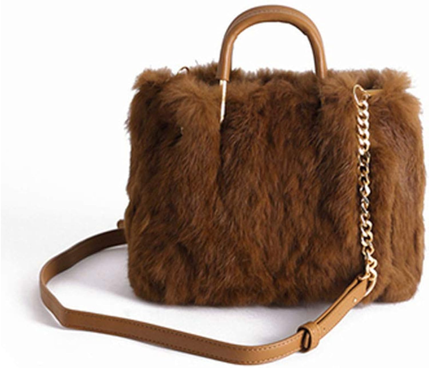 rabbit fur bag