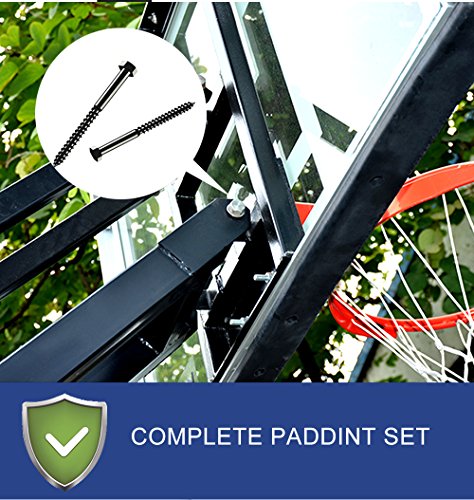 image for katop Silver：In-ground Basketball Hoop,Adjustable Basketball Goal Ho