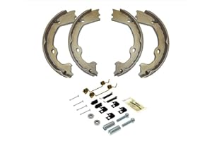 MAC Parking Emergency Brake Shoe Set W Springs Replacement Parts For 2012 2013 2014 2015 2016 2017 2018 2019 2020 F-150 With Manual Parking