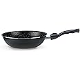 Pensofal PEN 8557 Biostone Wok W/Detachable Handle-Diameter 28 cm, Black