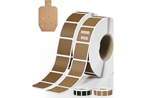 LAKINGO Target Pasters 1500/3000/4500/6000 Pcs, 1 Inch Self-Adhesive Target Stickers Tape for Cardboard & Paper Silhouette Targets, Perfect for USPSA, IPSC, IDPA, and Shooting Practice