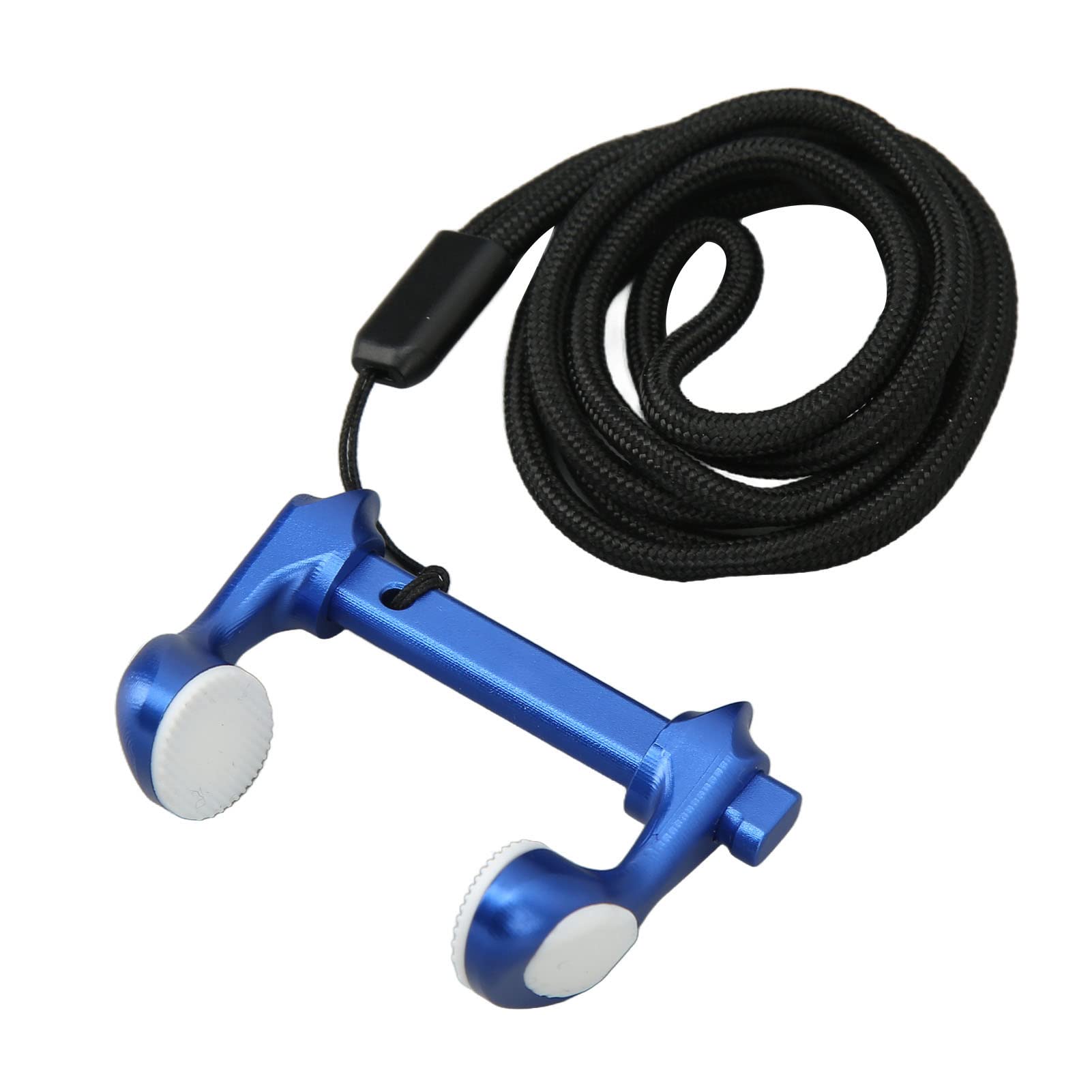 Swim Nose Plug, Comfortable Portable Firm Fixing Nose Clip Aluminum Alloy Perfect Match for Beach (Blue)