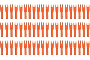 SDCYOW 60 Pack Archery Arrows Nocks 4.20mm Inside Diameter Plastic Nock for Compound Recurve Bow