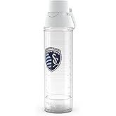 Tervis Venture Lite MLS Sporting Kansas City - Primary Logo Made in USA Double Walled Insulated Tumbler Travel Cup Keeps Drinks Cold & Hot, 24oz Water Bottle, Classic