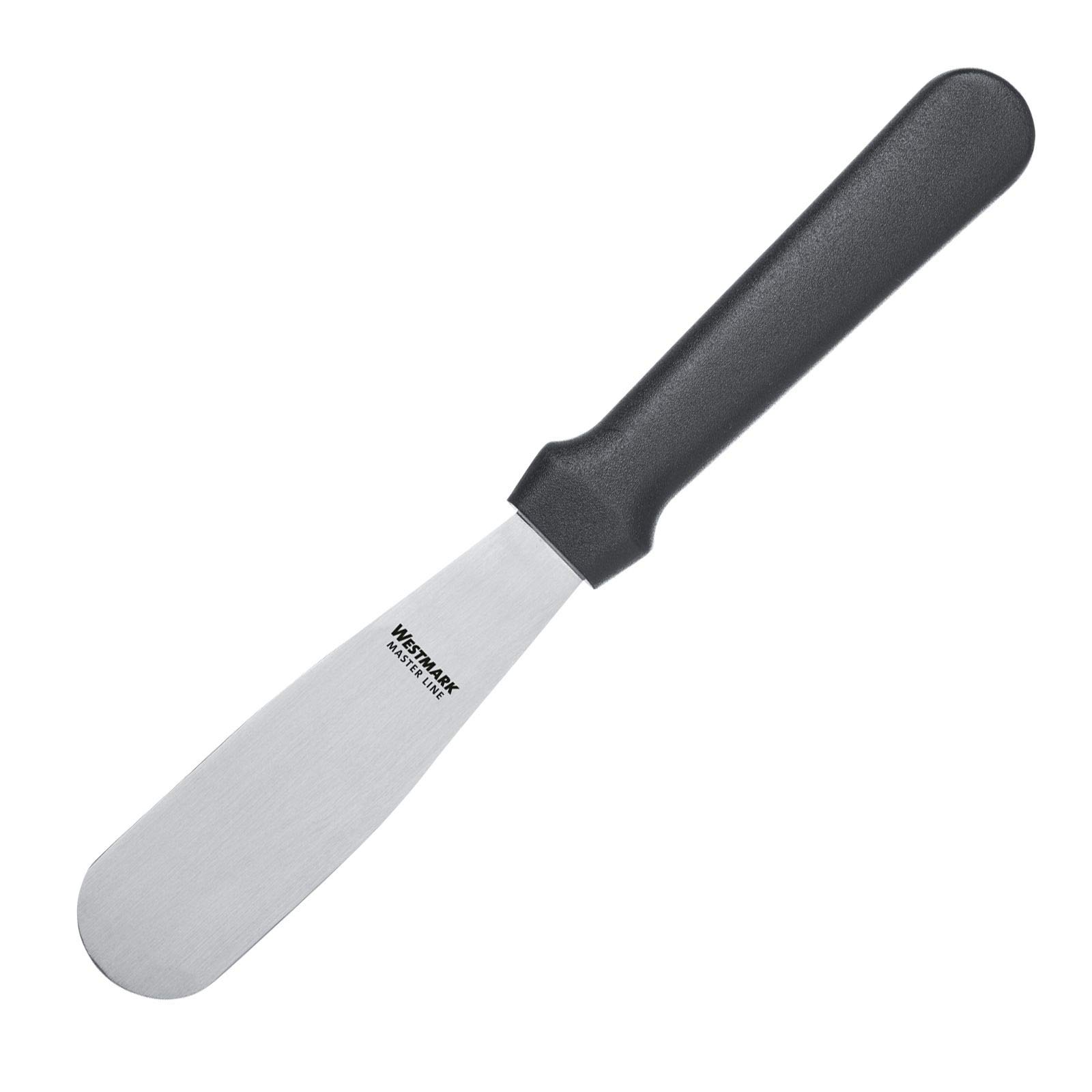Westmark Professional Pallet Knife, straight, flexible, blade size: 3 x 10.5 cm, length: 22.5 cm, stainless steel/plastic, Master Line, black/silver, 31182270