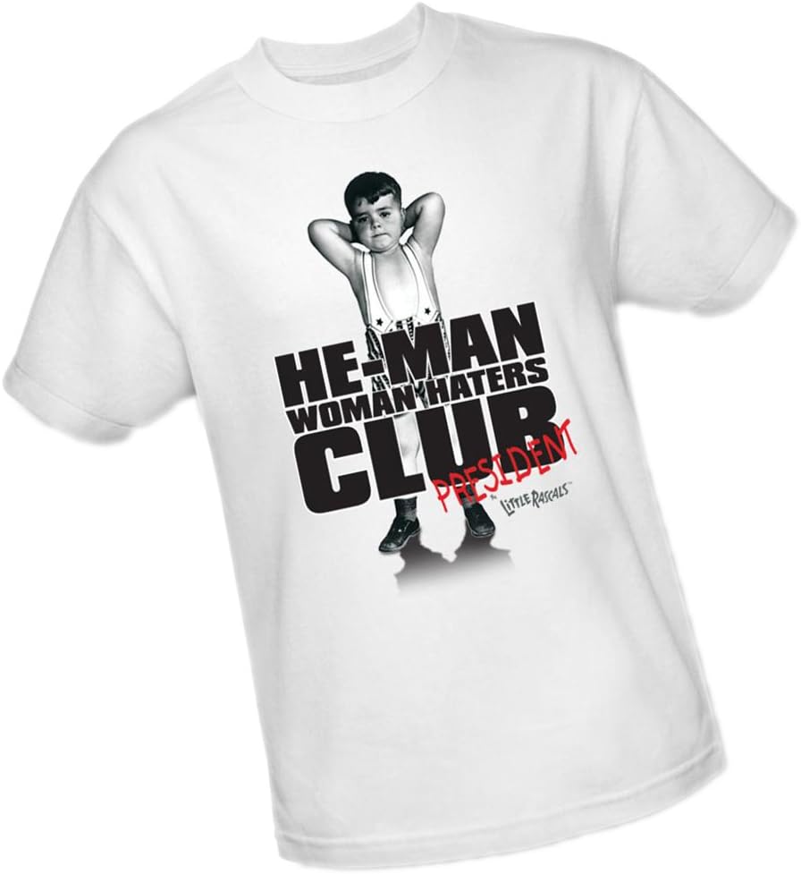 He-Man Woman Haters Club - President - Little Rascals Adult T-Shirt