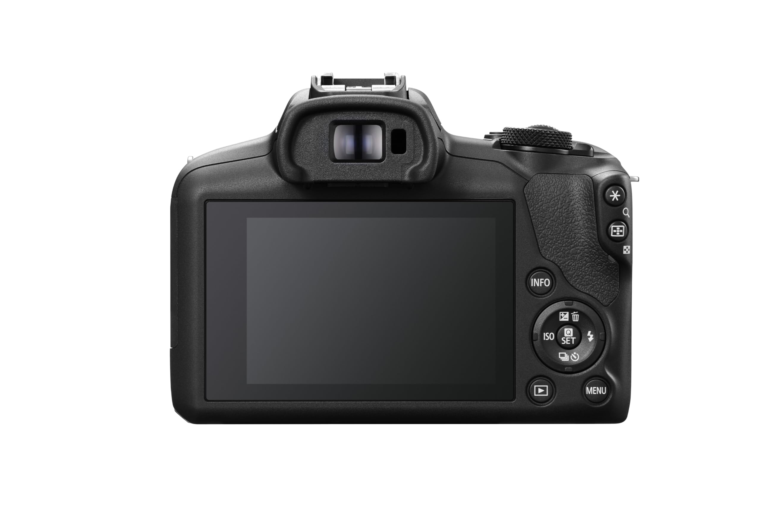 Canon EOS R100 + RF-S 18-45mm F4.5-6.3 is STM Objektiv + Kameratasche + 64GB SD-Karte (Spiegellose Digitalkamera, 4k Videokamera, 24,1 Megapixel, Bildstabilisator, Objektivsteuerring, WLAN) schwarz 4