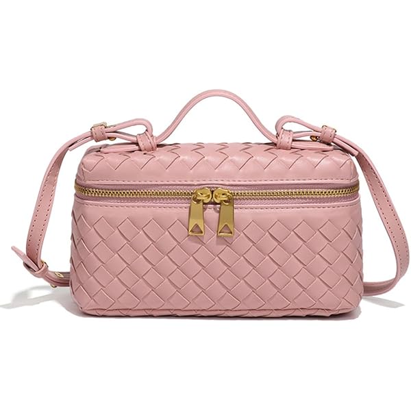 DAILANDO Mini Basket Purse For Women - Small Leather Cylinder Crossbody Bag With Detachable Strap & Top Handle - View #5