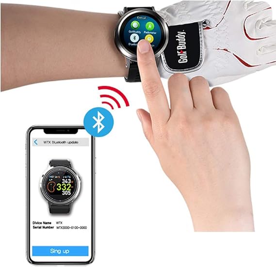 golf buddy wtx plus smart golf gps watch