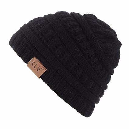 squarex Mütze für Jungen und Mädchen, warm, gehäkelt, Winterwolle, Ski-Beanie mit Totenkopf-Mütze