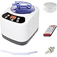 RTOVZON Portable Sauna Steamer Pot, 3L Lightweight Large Capacity Spa Machine, Mini Sauna Generator for Home with Remote Control, Timer&Heating Degrees Display for Spa Therapy, ETL&FCC Certificated