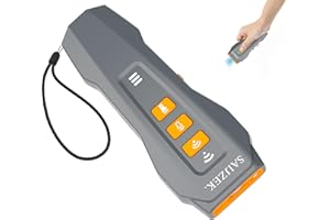 SAIJZEK. Ultrasonic Dog Trainer G2 | 3-in-1 Bark Deterrent Training Device | Anti Barking Silencer | Barks No More Devices | Stop Control Dogs Bad Behavior | Stopper Corrector Clicker Repellent, Gray