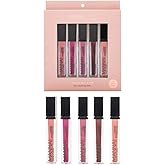 Manna Kadar Full Size Liplocked Priming Gloss Stains Set, Multi-Colored, 5 Count