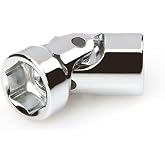 TEKTON 1/4 Inch Drive x 10 mm Universal Joint Socket | SHD08110 | Shallow, 6-Point, Hand Drive, Chrome Finish