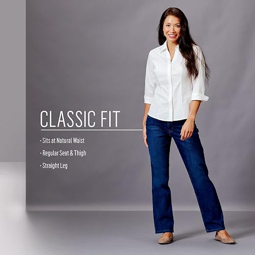 Riders by Lee Indigo Women's Classic-Fit Straight-Leg Jean, Black