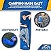 Self Inflating Sleeping Pad - Camping Sleeping Pad for Camping & Backpacking - Used as Camping Pads for Sleeping, Backpacking Sleeping Bag Pads, Hammock Sleeping Pads - Self Inflating Camping Pad