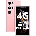 Mini Phone Unlocked 4G Mini Smartphone with 3.0" HD Screen,3GB+32GB, 3.0" HD Touch Screen,2000mAh Battery,World's Smallest Mobile Phone, Small Smart Phones for Kids, Best Gift for Kids- Pink