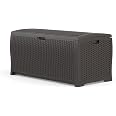 Suncast DBW9200 Mocha Wicker Resin Deck Box, 99-Gallon : Amazon.ca ...