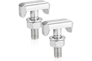 2pcs Battery Terminal T-Bolts, Car Battery Terminal Bolt Replacement Battery Terminal Nuts Battery Cable Terminal Bolt Replac