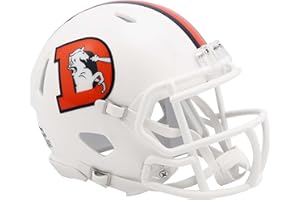 Riddell Denver Broncos NFL 2023 On Field Alternate Mini Speed Helmet (Snowcapped)