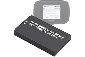 WIRELESSFINEST Replacement Battery for Verizon Wireless Novatel Mifi Jetpack 7730L 8800L P/N 40123117 Mobile WiFi Hotspot Repair Part Fix Dead Power Issue