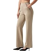 Willit Women's Wide Leg Dress Pants High Waisted Stretch Work Pants Office Business Casual Slacks Pockets Petite/Regular/Tall