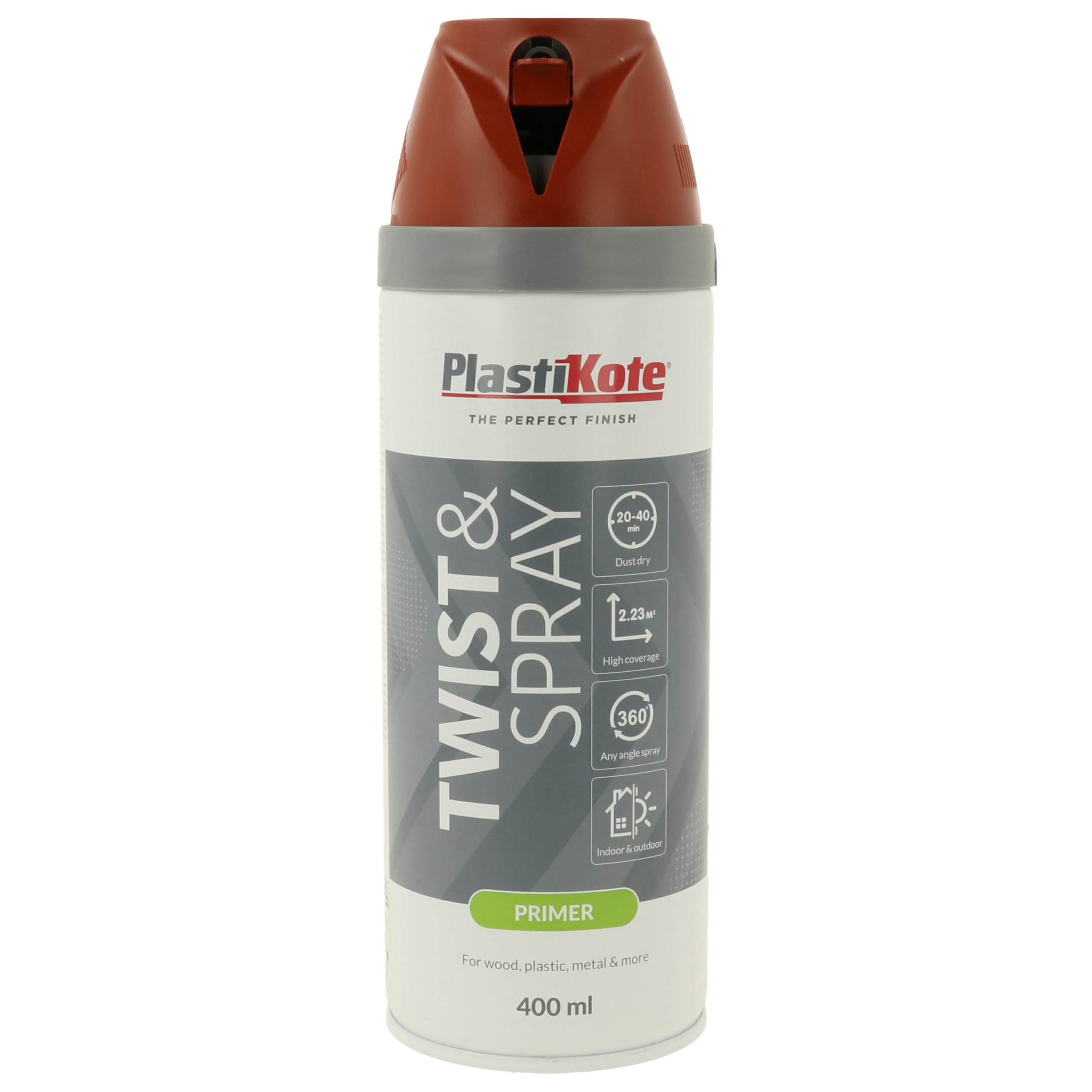 Plasti-kote 25002 400ml Primer - Red Oxide