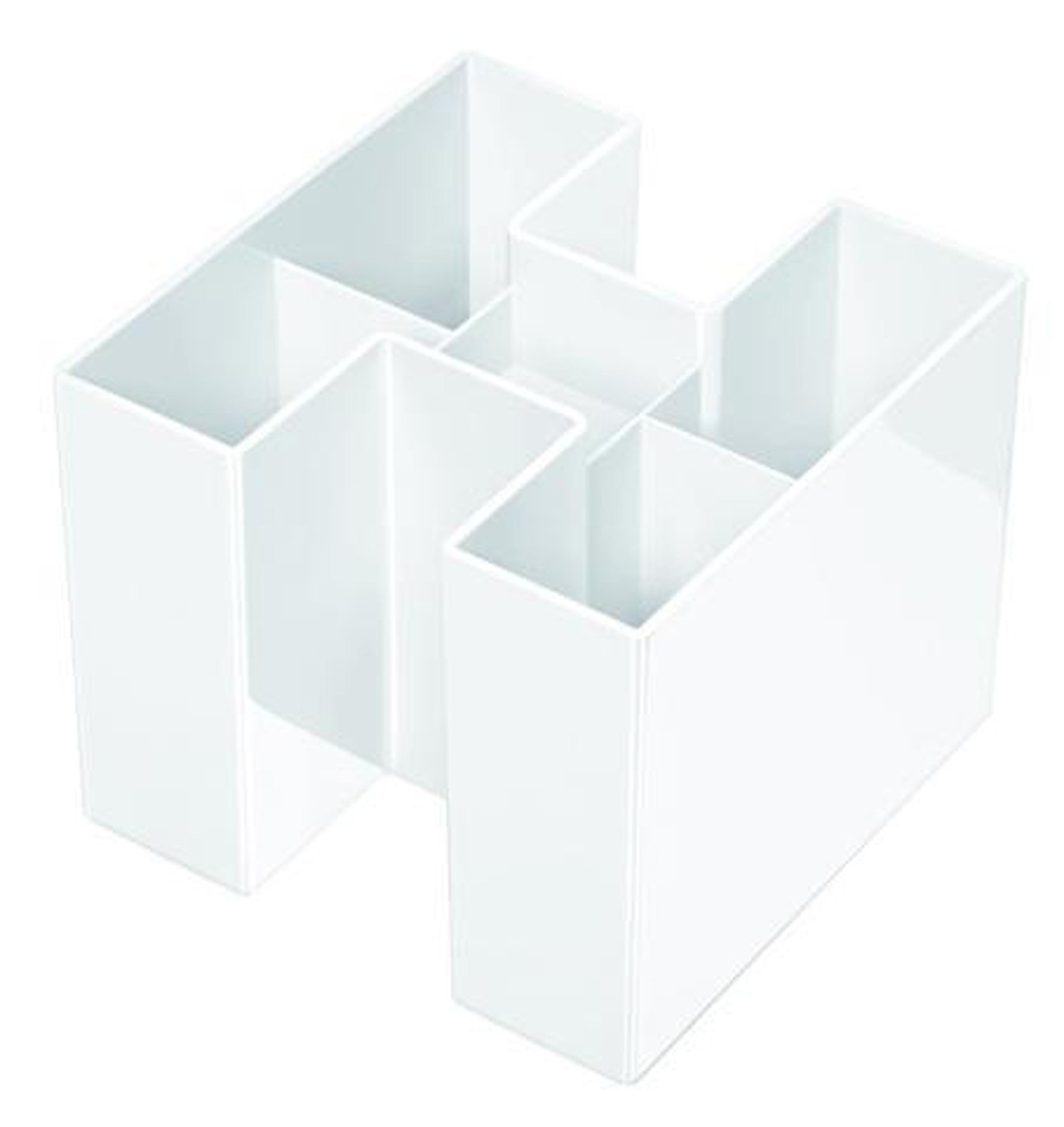HAN 17455-12, BRAVO Desk Tidy. A real eye-catcher: trendy, glossy, expandable, distinctive and puristic, white