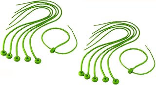 E K 2 x 6 Stck. Silikon Allzweck.- Rouladen.- Rollbraten.- Spargelbinder, grün 54 cm, NEU