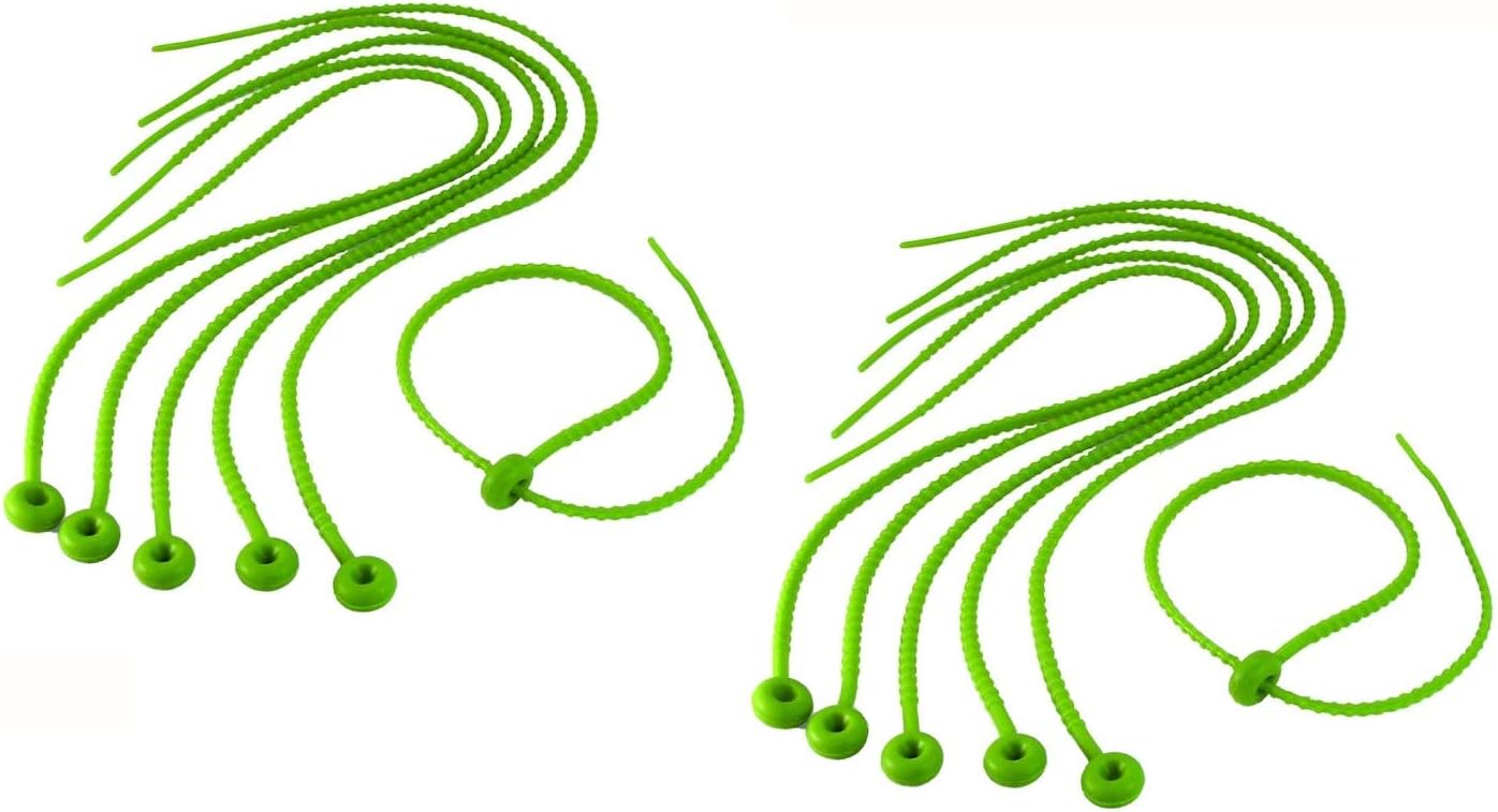 E K 2 x 6 Stck. Silikon Allzweck.- Rouladen.- Rollbraten.- Spargelbinder, grün 54 cm, NEU