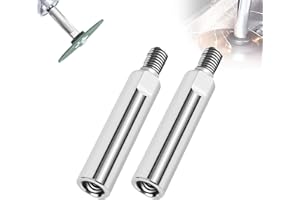 YILIA Upgrade Angle Grinder Extension Rod, M10 Thread Polishing Machine Adapter Lever, Angle Grinder Extension for 100 Type Angle Grinder Polisher (2PCS)
